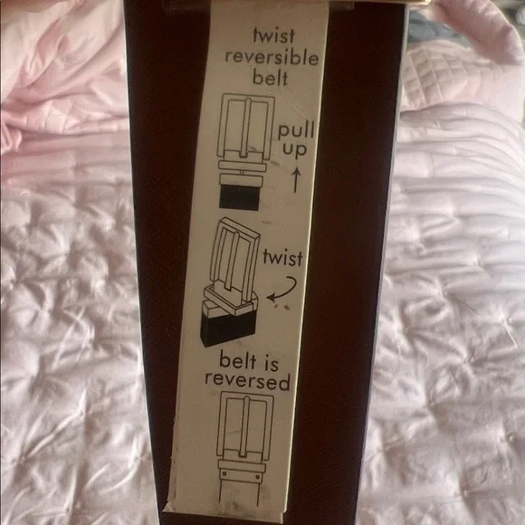 Michael Kors Tan Belt with Gold Buckle - Picture 2 of 3